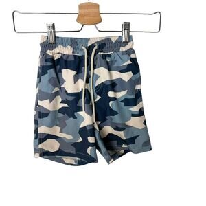 Miles The Label Blue Camp Swim Shorts